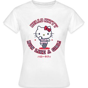 Hello Kitty Run Like A Girl T-Shirt Dames