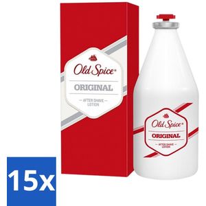 15 x Old Spice - Original - Aftershave Lotion - Verfrissend - 100 ml - Verzorging - Huid - Geur - Fris - Klassieke Geur