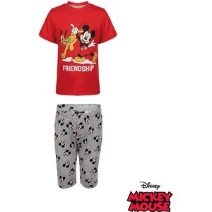 Mickey en Pluto shortama - katoen -Mickey Mouse pyjama - maat 122/128