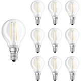 Ledvance - LED Filament Kogellamp E14 - 2.5W - 250lm - 2700K - Ø45mm - 10 stuks
