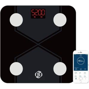 Equivera Personenweegschaal Beste Koop - Digitale Weegschaal - Lichaamsanalyse