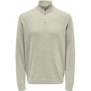 ONLY&SONS - ONSALEX REG 12 HALF ZIP KNIT - Heren - Gebreide truien
