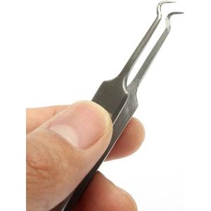 Vernieuwde versie - Acne Verwijderaar - RVS - Blackhead - Mee eters -Mee-eters verwijderen -Pincet- Tang - Roestvrijstaal -Gezichtsverzorging- RVS - Zilver -Underdog Tech