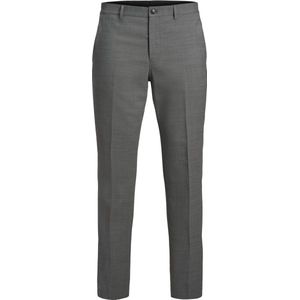 JACK & JONES Solaris Trouser regular fit - heren pantalon - lichtgrijs melange - Maat: 56