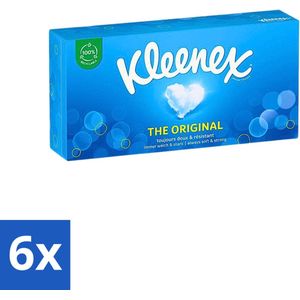 Kleenex - Tissues - The Original - Voor Dagelijks Gebruik - 72 stuks per verpakking - Voordeelverpakking - 6 stuks