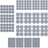 Meubelviltjes - Donkergrijs - Set van 189 - Zelfklevend - Antislip