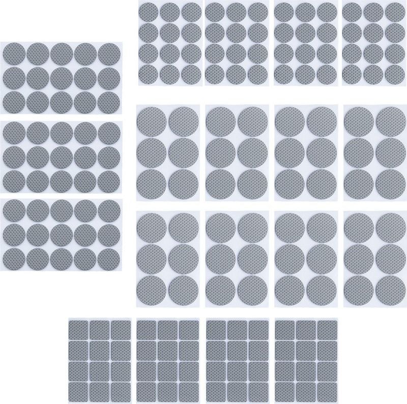 Meubelviltjes - Donkergrijs - Set van 189 - Zelfklevend - Antislip