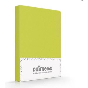 Hoogwaardige Dubbel Jersey Hoeslaken Limoens-s60x120 + 70x140/150s-sHeerlijk Zacht En Diks-sVoor Ledikant en Junior