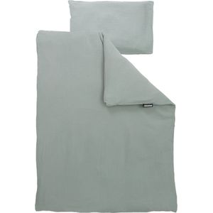 Snoozzz Dekbedovertrek Ledikant - 100x135cm - 100% Hydrofiel Katoen - Stone