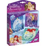 Disney Princess Totum knutselset prinsessen glitterkaarten vullen met Elsa, Ariel en Assepoester - creatief cadeautip home deco