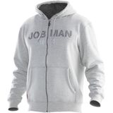 Jobman 5154 Vintage Hoodie Lined 65515438 - Lichtgrijs/Donkergrijs - XXL
