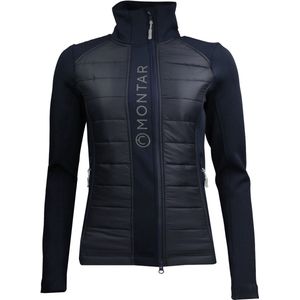 Montar - Jas Emma Curve - Dark Navy - Licht Gewatteerd Paardrijjas - Dames