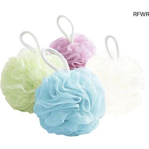 RFWR® Multifunctionele Bad Spons Set - Exfoliërende Loofah en Achter Scrubber (4 Stuks)