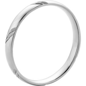 Orphelia OR9671/25/NY/52 - Wedding ring - Witgoud 9K