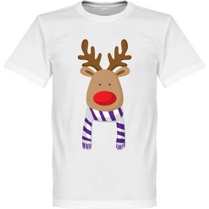 Reindeer Supporter T-Shirt - Paars/Wit - Kinderen - 140