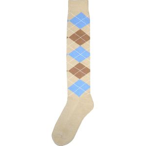 Kniekous RE beige/l.blauw/l.bruin 35-38
