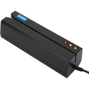 Magnetische Kaartlezer Schrijver MSR605X - LED-indicator, Magstripe Schrijver, Indicatielampje, Zoemer - Handmatig Vegen - 3 Nummers