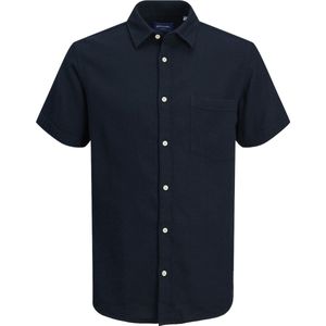 Jack & Jones Overhemd - Regular Fit - Blauw - 4XL Grote Maten