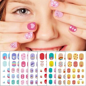 Nail Stickers Voor Meisjes - 8 Vellen Zelfklevende Nagelstickers In Verschillende Maten En Ontwerpen