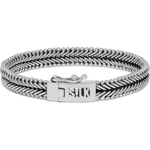 SILK Jewellery - Zilveren Armband - Classic chevron - 235.20 - Maat 20,0