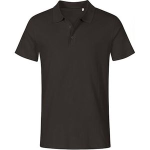 Herenpolo 'Jersey' met korte mouwen Charcoal - 5XL