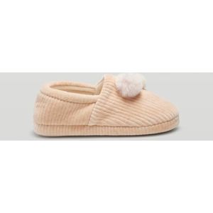 Kinder sloffen laag model | pom pom | beige | kwaliteit YM