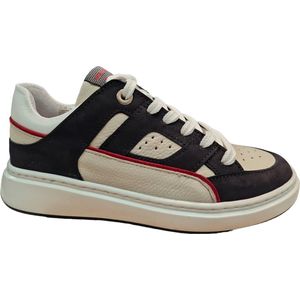 Jochie Cis black 24640 200 Jongens Sneakers - Zwart - 35
