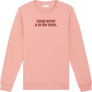 Iedere bocht is er één teveel wintersport sweater canyon pink XXL - soBAD. | Foute apres ski outfit | kleding | verkleedkleren | wintersporttruien | wintersport dames en heren