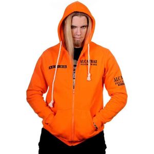 Banned - Alcatraz Vest met capuchon - XL - Oranje