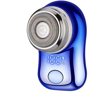Scheerapparaat - Elektrisch scheerapparaat - Mini elektrisch scheerapparaat - Dubbel ringmesnet - USB - Digitaal display - 3 niveaus instelbaar - Draagbaar - Ideaal voor zakenreizen en als cadeau voor de feestdagen - Reizen - Stijlvolle beautytools