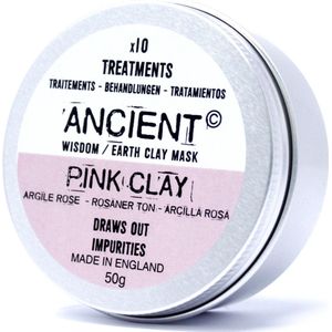 Gezichtsmasker - Roze Klei Poeder - 50gr