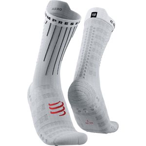 Compressport - Aero Socks - Wit - Hoog Gesneden Aerodynamische Sok