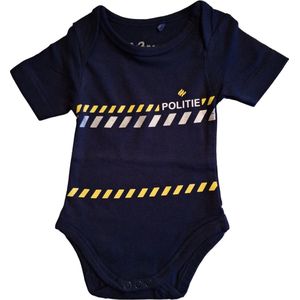 Fun2wear - baby- politie Uniform - romper - korte mouw - maat 50/56