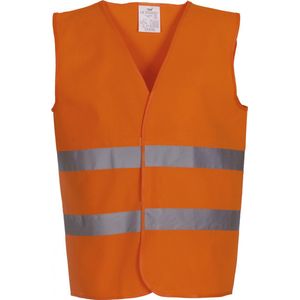 Gilet Unisex 3XL Yoko V-hals Mouwloos Hi Vis Orange 100% Polyester