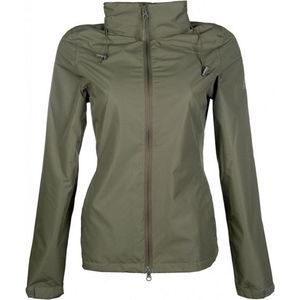 HKM Rainjacket Rainy Day - maat M - olivegreen