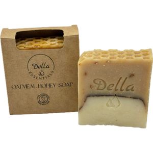 Della essentials - Biologisch - Oatmeal honey soap - Havermout honing zeep - 100 gram