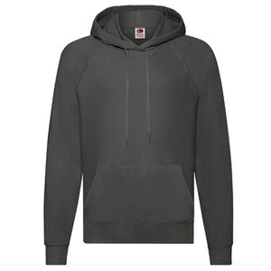 Fruit of the Loom Hoodie / capuchon sweater Light Graphite voor volwassenen - Classic Hooded Sweat - Hoodie - Maat XL