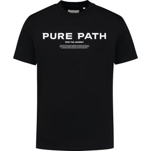 Purewhite - Heren Loose Fit T-shirts Crewneck SS - Black - Maat XL