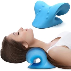 Draagbare Cervicale Tractie Nekontspanner Nekkussen - Ergonomische Neksteunkussen voor Nekpijnverlichting