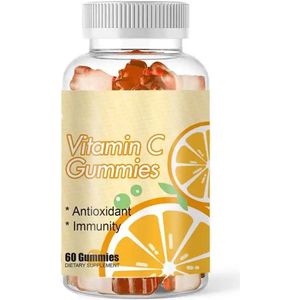 Vitamine C Gummies met Fruitsmaak - Voordeelverpakking | 2x60 Gummies voor Immuunboost en Energie
