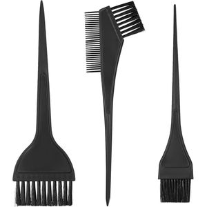Haarverf Borstel Set - 3 Stuks - Haarverf Borstel - Haarverf Kam - DIY Haarverf - Kleur Borstel - Brede Kit - Salon Kapsalon Gereedschap