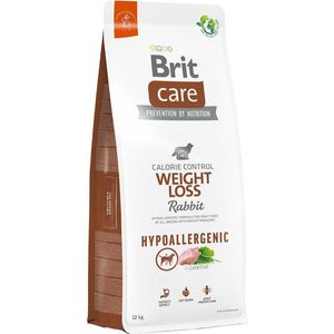 Brit Care Hypoallergenic Weight Loss Rabbit & Rice 12 kg - Hond