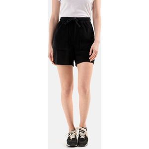 camel active Badstof shorts met trekkoord - Maat womenswear-XS - Zwart