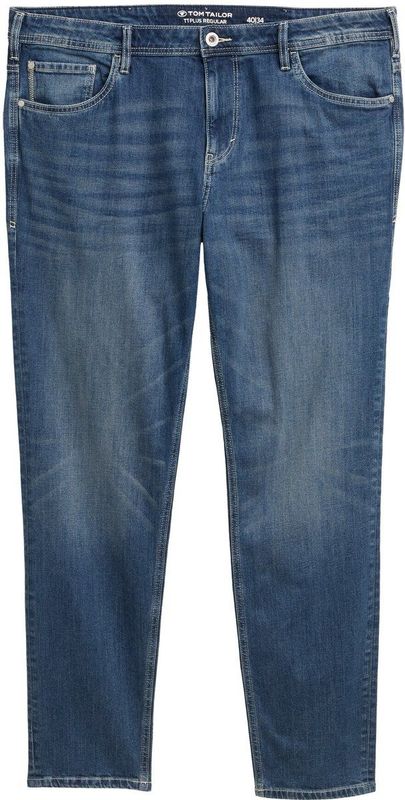 TOM TAILOR - Jeans - Blauw Denim - Regular Fit - 5-Pocket-Style