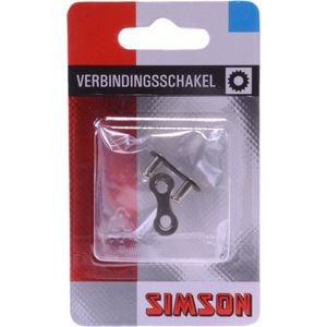 Simson Kettingschakel 1/2 X 1/8 Staal Zilver Per Stuk