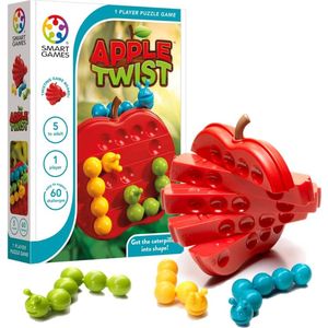 Smart Games Apple Twist: Logisch Puzzelspel voor Kinderen vanaf 5 Jaar - 60 Uitdagingen!