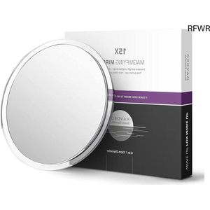 RFWR® Vergrootspiegel met Zuignappen - 15X Vergroting voor Detailleren