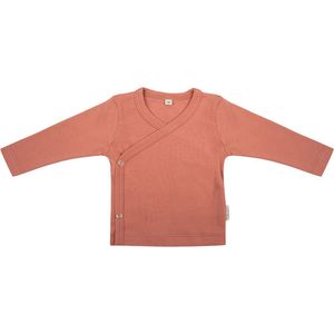 New Born Longsleeve - Canyon Clay - Overslag - maat 50 - Little Indians