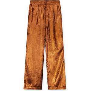 Like Flo Meisjes broek metalic - Farah - Warm orange