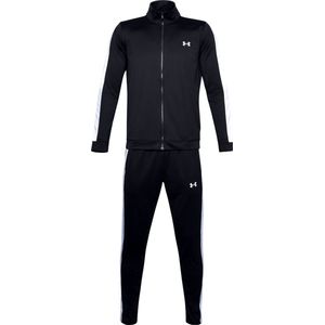 Under Armour UA Knit Track Suit Heren Trainingspak - Zwart - Maat S